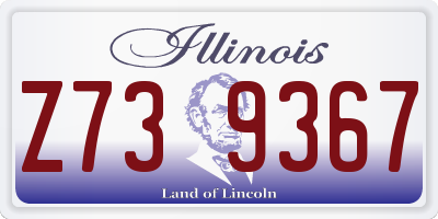 IL license plate Z739367