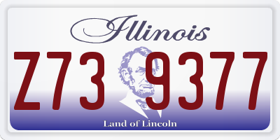 IL license plate Z739377