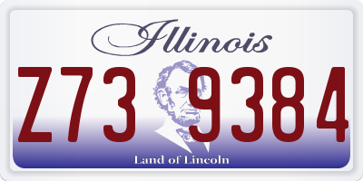 IL license plate Z739384
