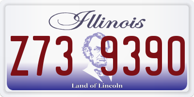 IL license plate Z739390