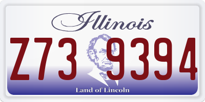IL license plate Z739394