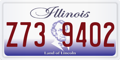 IL license plate Z739402