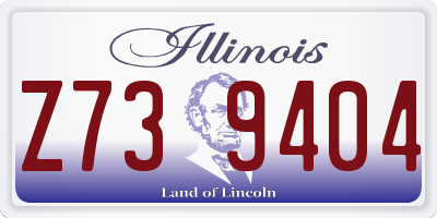 IL license plate Z739404