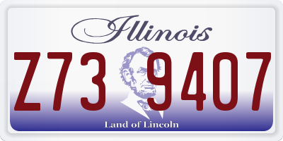 IL license plate Z739407