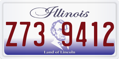 IL license plate Z739412