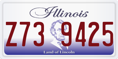 IL license plate Z739425