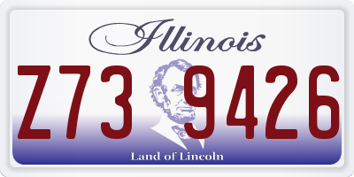 IL license plate Z739426