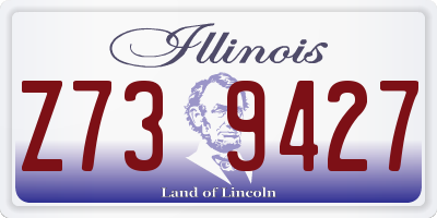 IL license plate Z739427