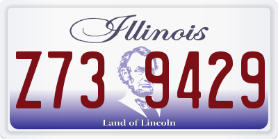 IL license plate Z739429