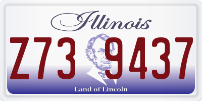 IL license plate Z739437