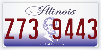 IL license plate Z739443