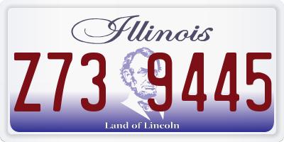 IL license plate Z739445