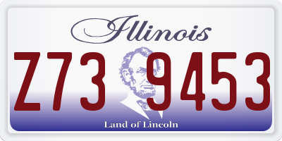 IL license plate Z739453