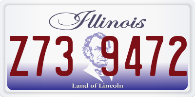 IL license plate Z739472