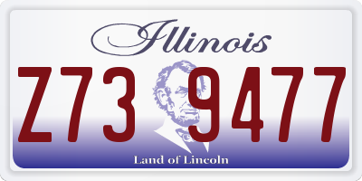 IL license plate Z739477