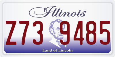 IL license plate Z739485