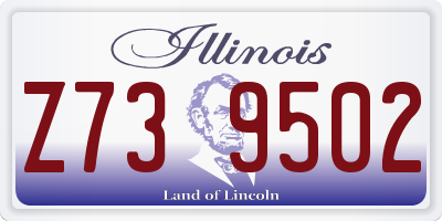 IL license plate Z739502