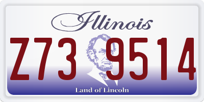 IL license plate Z739514
