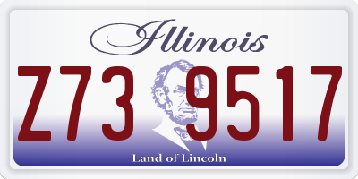 IL license plate Z739517