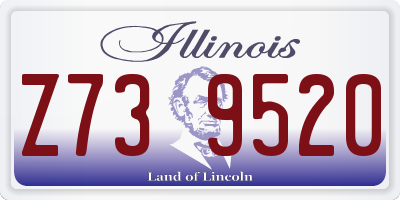 IL license plate Z739520