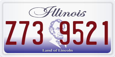IL license plate Z739521