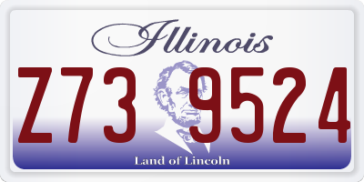 IL license plate Z739524