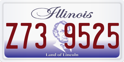 IL license plate Z739525