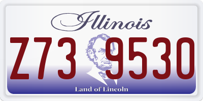 IL license plate Z739530