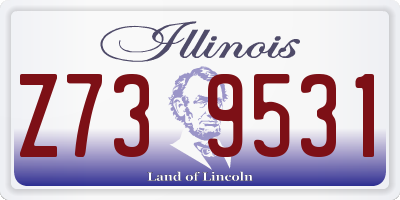 IL license plate Z739531