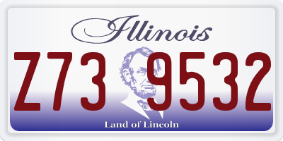 IL license plate Z739532
