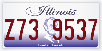 IL license plate Z739537