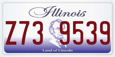 IL license plate Z739539