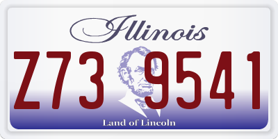 IL license plate Z739541