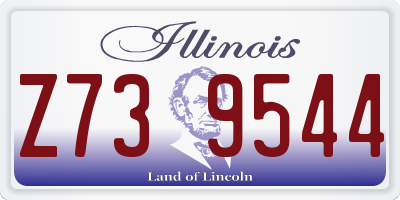 IL license plate Z739544