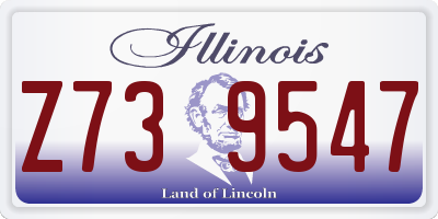 IL license plate Z739547