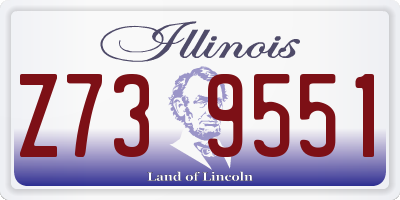 IL license plate Z739551