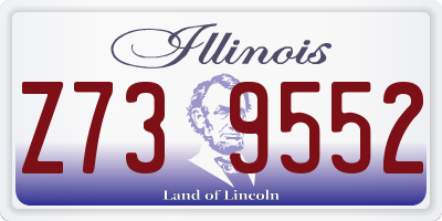 IL license plate Z739552