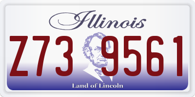 IL license plate Z739561