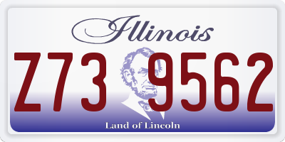 IL license plate Z739562
