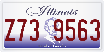 IL license plate Z739563