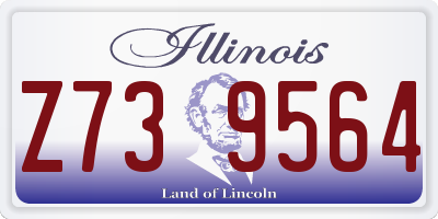 IL license plate Z739564