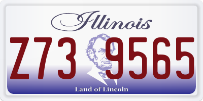 IL license plate Z739565