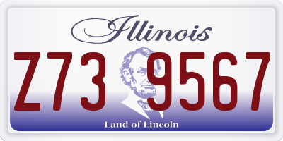 IL license plate Z739567