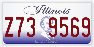 IL license plate Z739569
