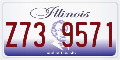 IL license plate Z739571