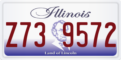 IL license plate Z739572