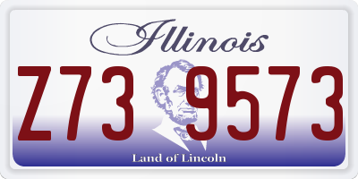 IL license plate Z739573