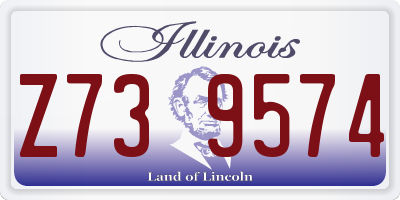 IL license plate Z739574