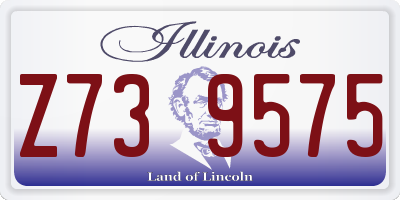 IL license plate Z739575