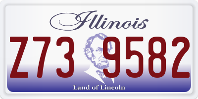 IL license plate Z739582